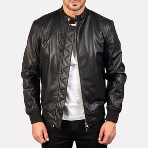 Black Leather Jacket For Men’s
